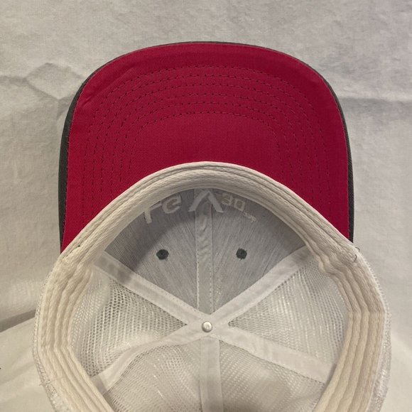 LG V30 T Mobile Promotional Advertiser Ball Cap Trucker Hat Gray W/ White Mesh - Picture 10 of 10